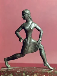 Figurine of a Girl Running